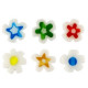 Millefiori-Perlen Blume 5-6x3mm - Multicolour